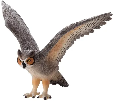 Figurina Mojo Wildlife - Bufnita de Virginia