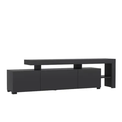 Comoda TV BELIZ, antracit, 192x37x53 cm