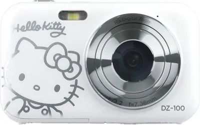 Cameră compactă Yashica - Hello Kitty DZ-100, alb