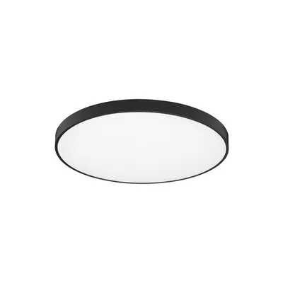Plafoniera PERFECT Nisipiu Negru Aluminiu & Acrylic Surface LED 80W 9049Lm IP20 TRIAC Dimabil Driver AC220-240V Beam Angle: 120° CRI>80 2700-6000K Schimbare temperatura de culoare si reglare intensitate luminoasa