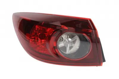 Stop lampa spate stanga exterior pentru becuri, culoare semnalizator rosu, culoare sticla rosu MAZDA 3 BM Sedan intre 2013-2017
