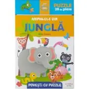 Povesti cu puzzle. Animalele din jungla