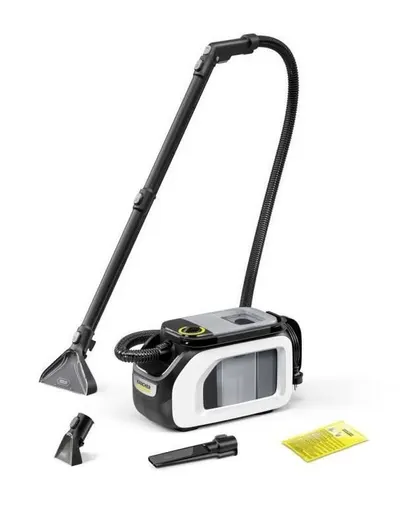 Aspirator cu spălare Karcher – SE 3 Compact Home Floor, negru/alb