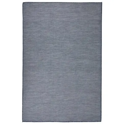 vidaXL Covor de exterior, albastru, 120x170 cm, țesătură plată