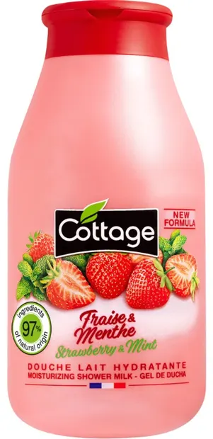 Cottage Cremă de duș hidratantă Strawberry & Mint, 250 ml