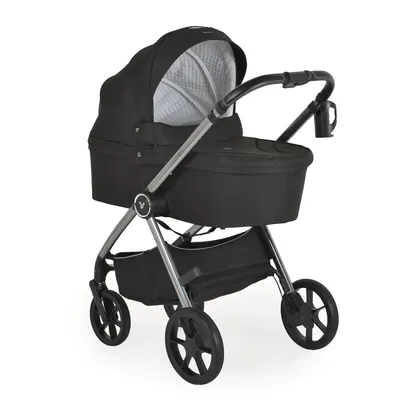 Carucior 3 in 1 cu landou si scoica auto I-Size (40-87 cm) Cangaroo Unique 2025 Carbon Black