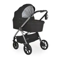Carucior 3 in 1 cu landou si scoica auto I-Size (40-87 cm) Cangaroo Unique 2025 Carbon Black