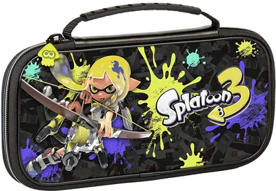 Husă Nacon - Deluxe Travel Case, Splatoon 3 (Nintendo Switch/Lite/OLED)