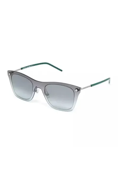 Ochelari de soare - lentile gradate gri/verde - argintiu