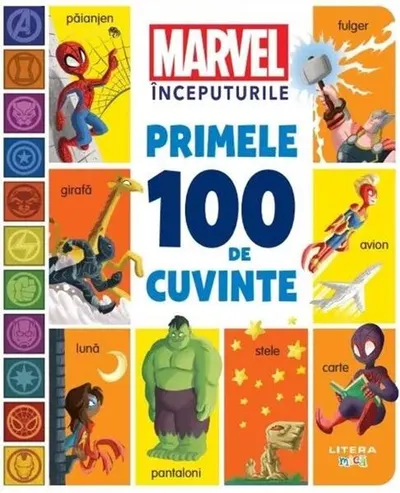 Marvel Începuturile. Primele 100 de cuvinte - Hardcover - Marvel