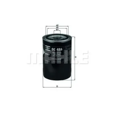 Filtru ulei MAHLE ORIGINAL OC 486