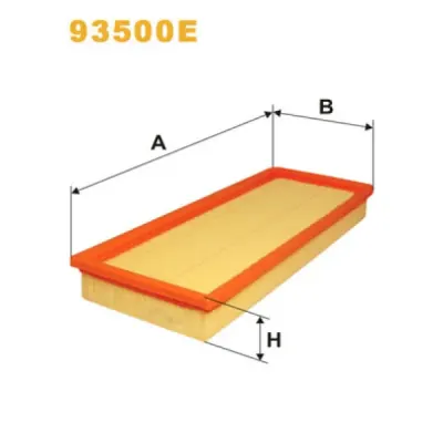 Filtru, aer habitaclu WIX FILTERS 93500E