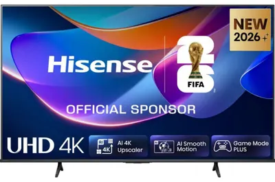 Televizor smart Hisense - 43A6S, 43", 4K, DLED, HDR 10+, HLG, Dolby Vision, negru