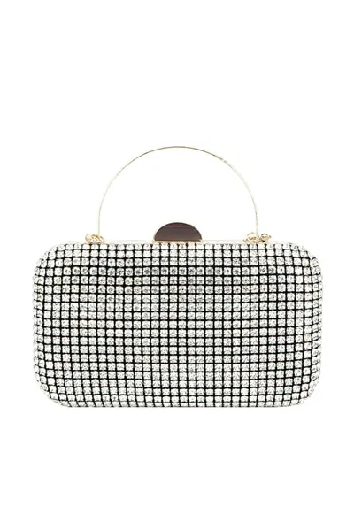 Geanta clutch cu cristale BJH-1609 03 Negru 13280 - Negru