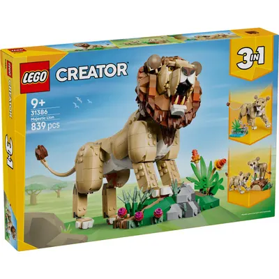 LEGO® Creator - Animale Salbatice: Leu maiestuos (31386)