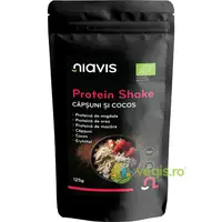 Protein Shake cu Capsuni si Cocos Ecologic/Bio 125g