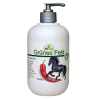 Gel Puterea Calului cu extract de Ardei Iute Grunes Feld, Elina Med | 500 ml
