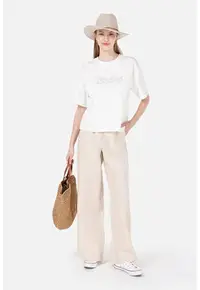 Pantaloni De Dama Ecru Regular Fit Cl1068233 - Ecru