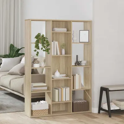 vidaXL Separator /Bibliotecă stejar sonoma 100x24x140cm lemn prelucrat