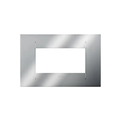 Ornament GEO - tehnopolimer metalizat - 4 module- CHROME - CHORUS