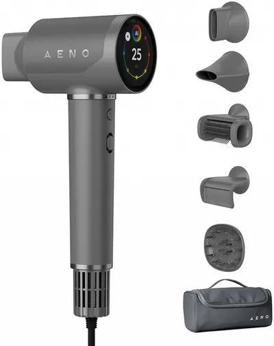 Uscător de păr AENO - AHD0005G, 1500W, 3 viteze, gri