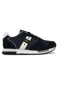 Tenisi barbati - piele naturala - albastru - confortabil - stil modern