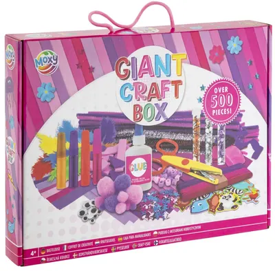 Cutie de materiale creative Moxy - Peste 500 de bucăți