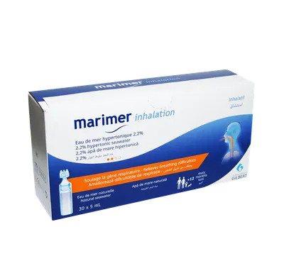 Apa de mare hipertonica 2.2%, 5ml x 30 unidoze, Marimer