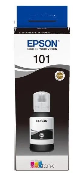 Sticlă cu cerneală Epson - 101 EcoTank, pentru L4150/L6170/L6190, Black
