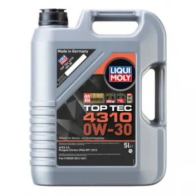 Ulei motor Liqui Moly Top Tec 4310 0W30 5L 2362 5L