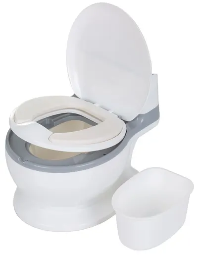 Toaletă-olita muzicală Chipolino - Lux , gri