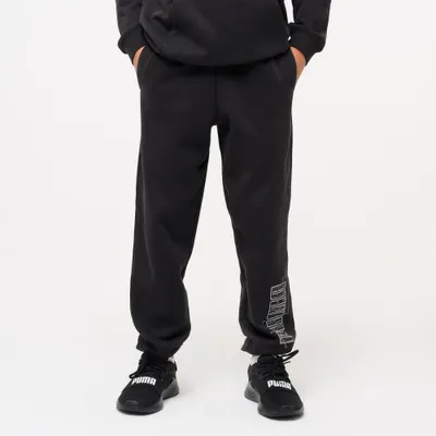 Pantalon de trening PUMA Educație fizică Negru Copii