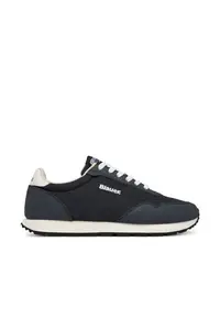 Tenisi barbati - piele naturala - negru - material sintetic