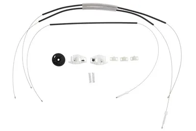 Set reparat macara geam fata dreapta potrivit RENAULT CLIO III, GRAND SCENIC II, MEGANE II, MODUS dupa 2002 - (set, electric)