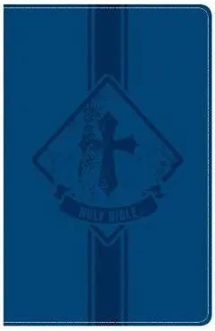 KJV Kids Bible, Royal Blue Leathertouch