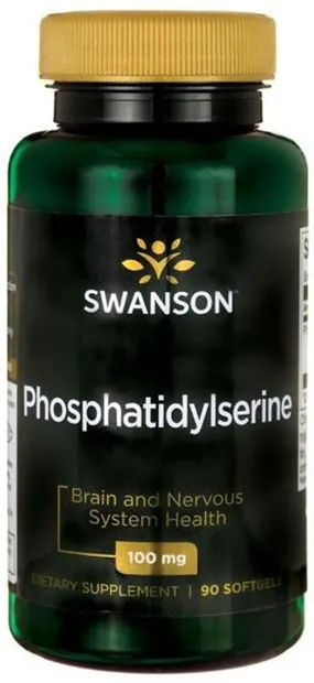 Phosphatidylserine, 100 mg, 90 capsule, Swanson