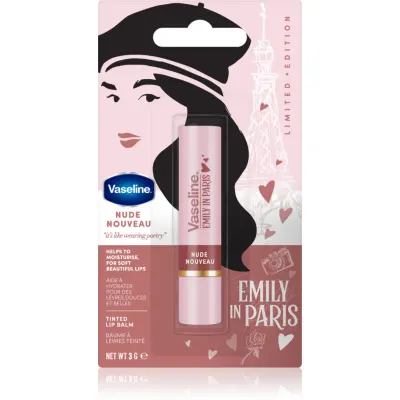 Vaseline Emily In Paris balsam de buze colorat culoare Nude Nouveau 3 g