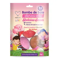 Bombe de baie copii Delicious Sweets, 3 bucati, Easycare Baby
