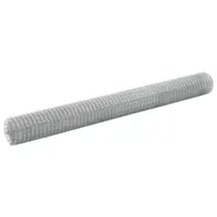 vidaXL Plasă de sârmă găini, argintiu, 10 x 1,5 m, oțel galvanizat