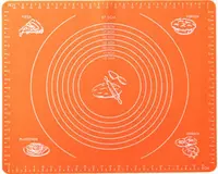 Covoraș de frământare din silicon Morello - Orange Salmon, 50 х 40 cm, portocaliu