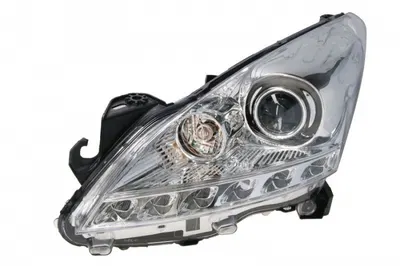 Far fata Stanga (halogen, H9, electric, cu motor, culoare insertie: gri, culoare semnalizator: transparent) potrivit PEUGEOT 3008 -09.13