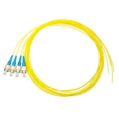 Pigtail FC, 9/125µm OS2, 2m, Easy Strip, galben,4buc