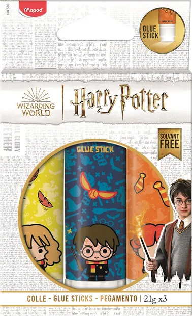 Set de lipici Maped Harry Potter - Stick, 3 bucati x 21 g