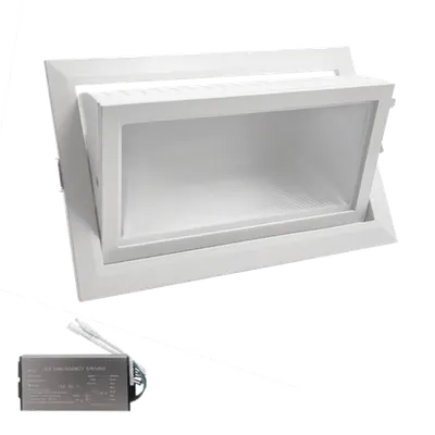 Spot Led El-6705 40w 6500k Incastrat Alb+ Kit Emergenta