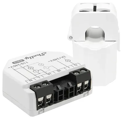 Contor electric inteligent Shelly - EM Gen3, dual channel, alb