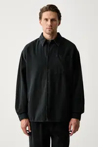 American Vintage cămașă pentru bărbați din bumbac