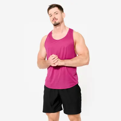 Maiou stringer Bodybuilding Mov magenta Bărbați