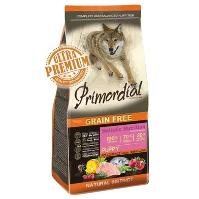 Primordial Grain-Free Holistic Dog Puppy, Chicken & Sea Fish, 12 kg