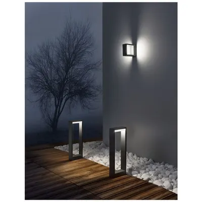 Pitic BLISS Aluminiu Inchis Gray Alb & Clear Acrylic Diffuser, AC Driver Included LED 7 Wat 560Lm IP54 3000K or 4000K
