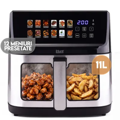 Friteuza cu aer cald iHunt Bro Air Fryer 11L
